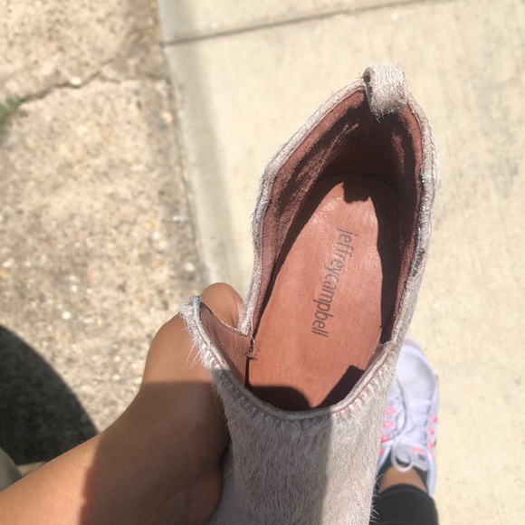 SOLD Jeffrey Campbell cowhide booties - Picture 9 of 11